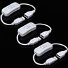Greluma 3 Pcs Cavo USB da maschio a femmina con interruttore on/off(colore bianco),prolunga USB interruttore a bilanciere in linea per registratore di guida,lampada da tavolo a LED,ventola USB