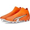 PUMA Ultra Match+ Ll Fg/Ag, Soccer Shoe Uomo, Ultra Orange Puma White Blue Glimmer, 46 EU