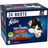 Purina Felix Le Ghiottonerie Selezioni Deliziose Multipack 24x85 gr - Multigusto - SPEDIZIONE GRATIS 1° ORDINE + scegli lo sconto BZR5 / BZR20