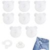TUKNN Clip Consolatore, Ferma Piumino e Copripiumino Clip, Copripiumino Clip Mollette per Copripiumino Copripiumone, Conserva Angoli di Piumino Trapunta Coperte Rimanere sul Posto,8 Pezzi