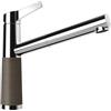 SCHOCK Rubinetto da cucina SC-510 Bronzo - Rubinetto a bassa pressione CRISTADUR con doccetta estraibile e connettori standard
