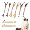 ChAusa 8 PCS Bastoncini Erba Gatta per Gatti, Matatabi Naturale Giochi da Masticare, Catnip Stick Interattivo per La Cura Dentale