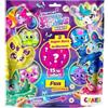 STRETCHY SUPERSTARS CRAZE Superstars Minis Multipack Fun - Confezione di 5 statuette estensibili super estensibili e appiccicosi, mini action figure per bambini da collezionare