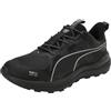 Puma Unisex Adults Reflect Lite Trail PTX Road Running Shoe, Puma Black-Puma Silver-Cool Dark Gray, 36 EU