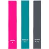 UPFIT - Elastici Fitness Bodybuilding - 3 bande di resistenza (Light, Medium & Heavy) - 3 colori: rosa, blu e grigio - Robusto - Facile da usare