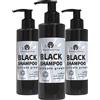 B.O.T cosmetic & wellness Shampoo alla Cipolla, Caffeina e Olio Ricino Capelli Grassi: Volumizzante, Rinforzante, Anticaduta, Antiforfora e Attivatore Crescita Capelli. Senza parabeni, Senza Solfati - 3 x 200 ml