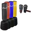 MOOD03 Set fit-boxe con sacco da terra ad altezza regolabile da 175 a 215 cm e guanti da fit-boxe