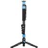 SIRUI P-325FL Monopiede Video Carbonio 170cm 5 Sez. Con Base Video