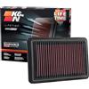 K&N Filtro Aria di ricambio compatibile con Hyundai Elantra 1.4/1.6/2.0 2017- & I30 1.0/1.4/1.6D/2.0 2017- & Kona 1.0/1.6/1.6D 2017- & Kia XCeed 1.0/1.4/1.6 2019- & Soul 2.0 2019- (33-5050)
