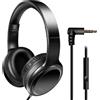 Logilink Cuffie Stereo Logilink Pieghevole con Microfono Jack 3.5mm Nero