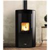 Anselmo Cola Stufa a pellet 8,2 Kw ventilata Anselmo Cola Avana Plus Ermetica in acciaio colore Bronzo