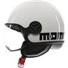MOMODESIGN Momo Design casco jet Fgtr Classic 2206 - Bianco Lucido/ Decal Nero