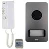 URMET KIT CITOFONO MONOFAMILIARE E BIFAMILIARE URMET 1122/601, 4+N, COMPLETO DI CORNETTA MIRÒ E PULSANTIERA MIKRA [27021000]