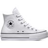 CONVERSE CHUCK TAYLOR ALL STAR PLATFORM LEATHER HI TOP DONNA