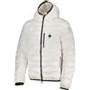 BLAUER PIUMINO CON CAPPUCCIO AD ONDE WAVE