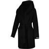 EMME MARELLA CAPPOTTO VESTAGLIA CON CAPPUCCIO OBLATO DONNA