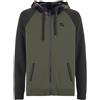 E9 FELPA FULL ZIP CON CAPPUCCIO RAINBOW
