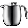 Bodum columbia: caffettiera, doppia parete, 4 tazze, 0.5 l, acciaio inox