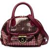 Ferragamo Pre-Owned - Borsa tote Fiamma mini con paillettes 2015-2022 - Donna - pelle di vitello/paillettes - Taglia unica - Rosso