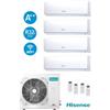 Hisense Climatizzatore Hisense Quadri Split Inverter NEW COMFORT 9+12+12+18 con 4AMW105U4RAA 10.5 kW R-32 Wi-Fi Integrato