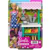 TOYS ONE Mattel HCN22 Barbie Playset Mercato Frutta e Verdura