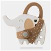 Milin Small Wooden Lacing Toy Elephant 1 pz