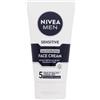 Nivea Men Sensitive 24H Hydration Face Cream crema lenitiva e idratante per la pelle senza profumo 75 ml per uomo