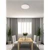 NOVECENTO Plafoniera LED Anina Ø 40 cm bianco IP20 cct da bianco caldo a bianco freddo con regolazione di temperatura, 2400 lumen NOVECENTO