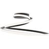 LUCE AMBIENTE DESIGN Plafoniera LED Coaster Ø 50 cm nero IP20 cct da bianco caldo a bianco freddo con regolazione di temperatura LUCE AMBIENTE DESIGN