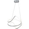 NOVECENTO Lampadario LED moderno Konny grigio, luce con 3 temperature di colore 2850 lumen, NOVECENTO