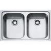 Franke Lavello 2 vasche in inox argento FRANKE Radar RRX 620 L 50 x L 86 cm