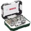 Bosch 26 pz. Set di Bit di Avvitamento con Cricchetti, bit PH, PZ, esagonali, T, S, Accessori Trapano e Cacciavite