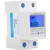 YWBL-WH Contatore Energia Elettrica, Contatore elettrico digitale monofase 2 fili 1Phase su guida DIN elettronico KWh Meter 220V 5 (80) A
