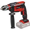 Einhell Trapano a percussione a batteria TE-ID 18 Li-Solo Power X-Change (ioni di litio, mandrino autoserrante da 13 mm, sistema elettronico di regolazione dei giri, senza batteria e caricabatteria)