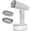 BLACK+DECKER BXGS1600E - Ferro da Stiro Verticale, 1600 W, 25g/min, Piastra in Ceramica, Funzione Autopulente, Luce di Riscaldamento, Sistema Antigoccia, Bianco