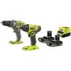 Ryobi Set di elettroutensili a batteria RYOBI R18CK2-2C20G