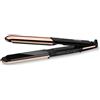 BaByliss Straight Curl Brilliance Ferro per ricci Caldo Nero, Rosa 48