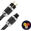 THENDER 25-026 da 1m - Cavo di alimentazione 3x2.5mmq in Rame OFC terminato
