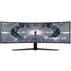 Samsung Monitor Gaming Odyssey G9 (C49G95), Curvo (1000R), 49, 5120x1440 (Dual QHD), 32:9, HDR1000, HDR10+, VA, 240 Hz, 1 ms, Freesync Pro, G-Sync, Display port, Ingresso Audio, HAS