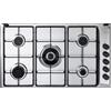 De Longhi Piano Cottura 5 Fuochi a Gas Incasso (1 Bruciatore Tripla Corona) Larghezza 90 cm colore Inox - FLA 59 DD