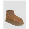 UGG Scarpe In Pelle Da Donna Ugg Classic Mini Dipper Marroni