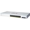 CISCO CBS220 SMART 24-PORT GE, FULL POE, 4X1G SFP