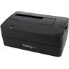 StarTech.com Docking Station per Hard Disk a Singolo Slot, Dock USB 3.0 (5 Gbps) per Hard Drive HDD/SSD SATA I/II/III da 2,5/3,5, Slot con Carica dall'Alto (SATDOCKU3S)