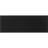 KRATKI Griglia di ventilazione KRATKI griglia per camino 17 cm x 49 cm nera con tende