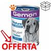 Monge Gemon Dog Adult All Breeds Mature Paté Light con Tonno - Lattina Da 400 Gr - CONFEZIONE RISPARMIO