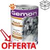 Monge Gemon Dog Adult Medium Bocconi con Pollo e Tacchino - Lattina Da 1250 Gr - CONFEZIONE RISPARMIO