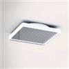 DEGHI Soffione doccia 30x30 ad incasso con cassa bluethoot led bianco - Rain Led