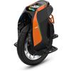 KINGSONG KS-S19 Ciclomotore elettrico, adulto, nero e arancione, motore 3500W, autonomia fino a 150km, 25km/h limitati, pneumatico gonfiabile da 18, altoparlante e Bluetooth
