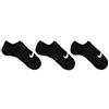 Nike SX5277-011 Everyday Plus Lightweight Calzini Donna BLACK/WHITE Taglia XL