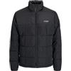 JACK & JONES BEN SQUARE JACKET BLACK Piumino Uomo